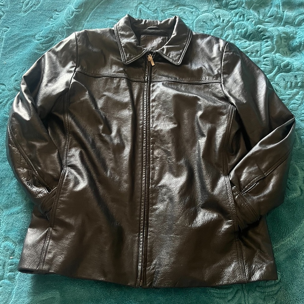 Kathy Ireland Leather Jacket